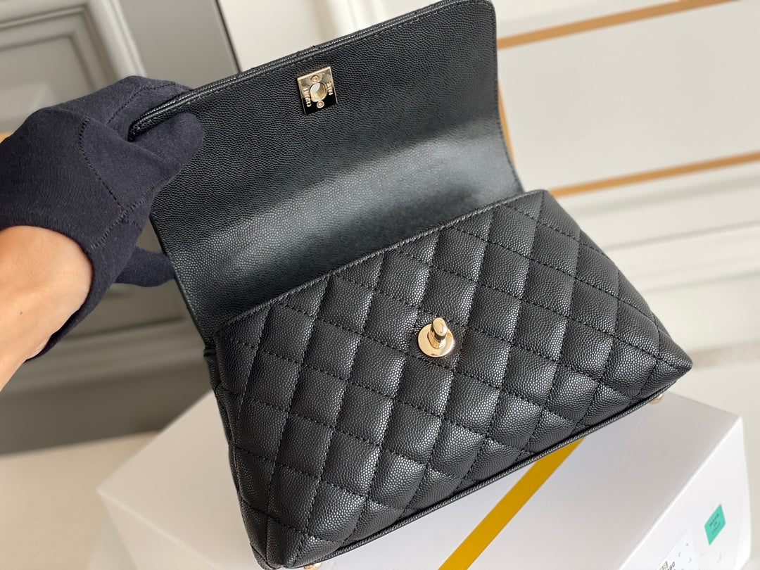 Serenityll™ 100142 Luxury Bag Small/Mini Bag Black - 24x14x10cm