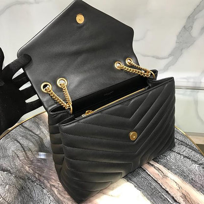 Serenityll™ 100222 Luxury Bag Black in Gold 32x22x11cm