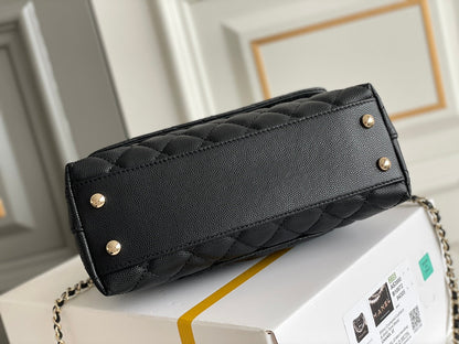 Serenityll™ 100142 Luxury Bag Small/Mini Bag Black - 24x14x10cm