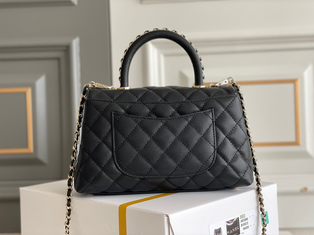 Serenityll™ 100142 Luxury Bag Small/Mini Bag Black - 24x14x10cm
