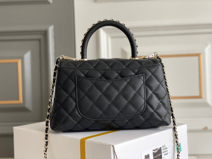 Serenityll™ 100142 Luxury Bag Small/Mini Bag Black - 24x14x10cm
