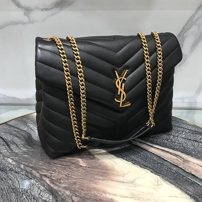 Serenityll™ 100222 Luxury Bag Black in Gold 32x22x11cm